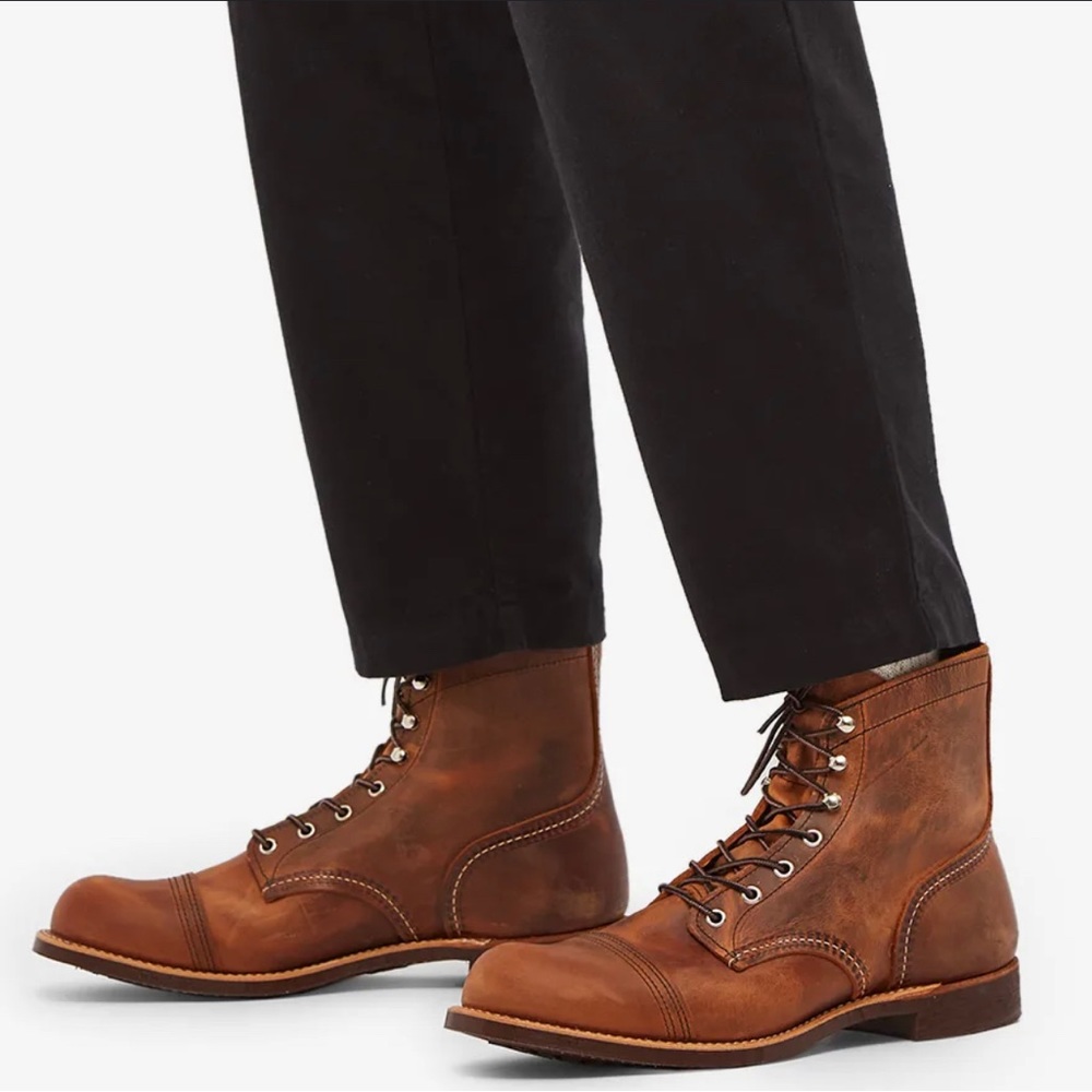 Red Wing Iron Ranger 8111 6-Inch Boot in Amber Harness Leather
